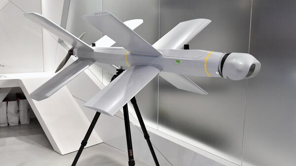  Russia's Lancet drone. File photo - Sputnik International