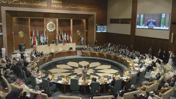 Delegates and foreign ministers of member states convene at the Arab League headquarters in Cairo, Egypt, Sunday, May 7, 2023 - Sputnik International