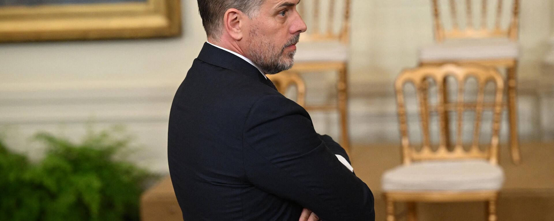 Hunter Biden attends a Presidential Medal of Freedom ceremony honoring 17 recipients, in the East Room of the White House in Washington, DC, July 7, 2022 - Sputnik International, 1920, 23.05.2023