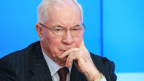 Former Ukrainian Prime Minister Mykola Azarov. File photo. - Sputnik International