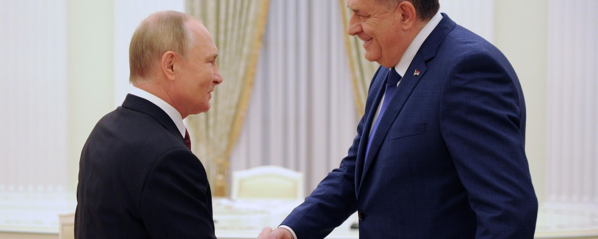 Russian President Vladimir Putin and President of the Republika Srpska Milorad Dodik - Sputnik International, 1920, 26.05.2023