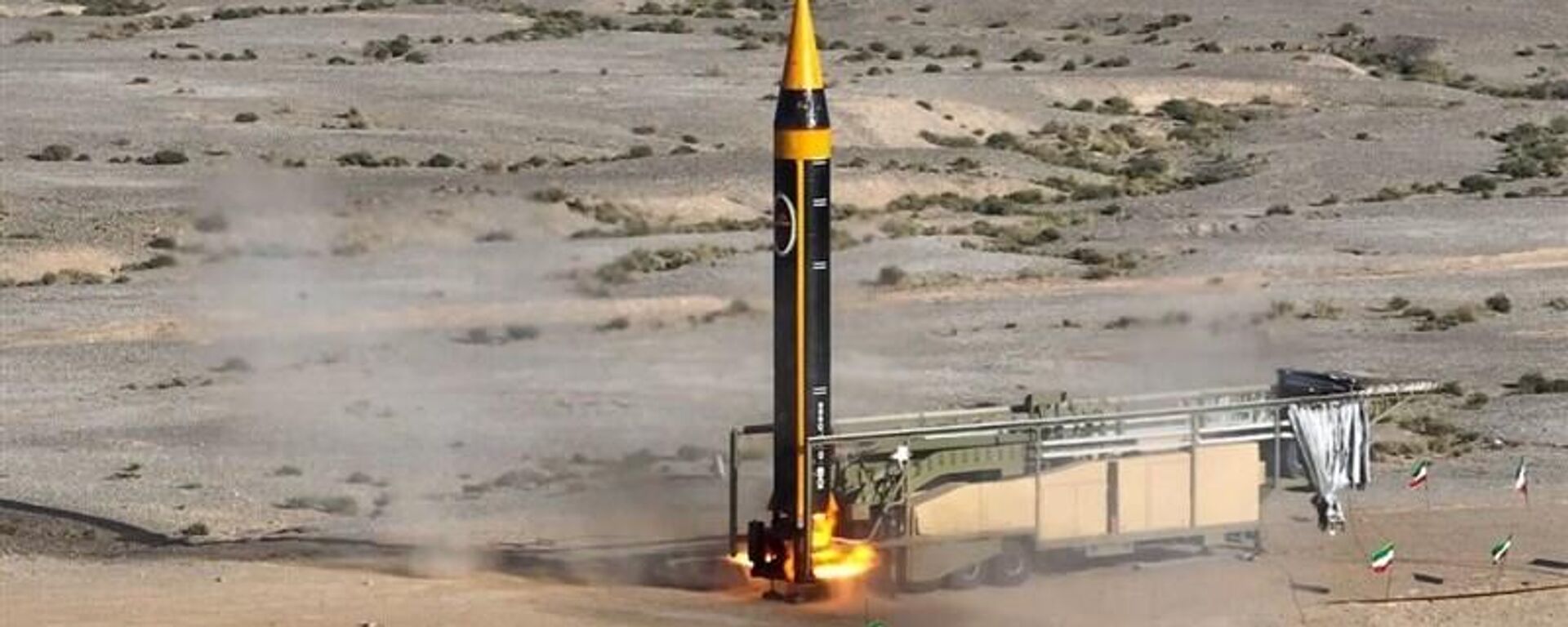 The Khoramshahr-4 or Kheibar missile, a medium-range ballistic missile (MRBM) unveiled by Iran on May 25, 2023 - Sputnik International, 1920, 25.05.2023