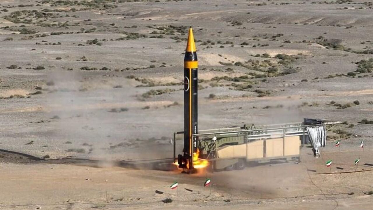 Photos: Iran Unveils Advanced Kheibar Medium-Range Ballistic Missile