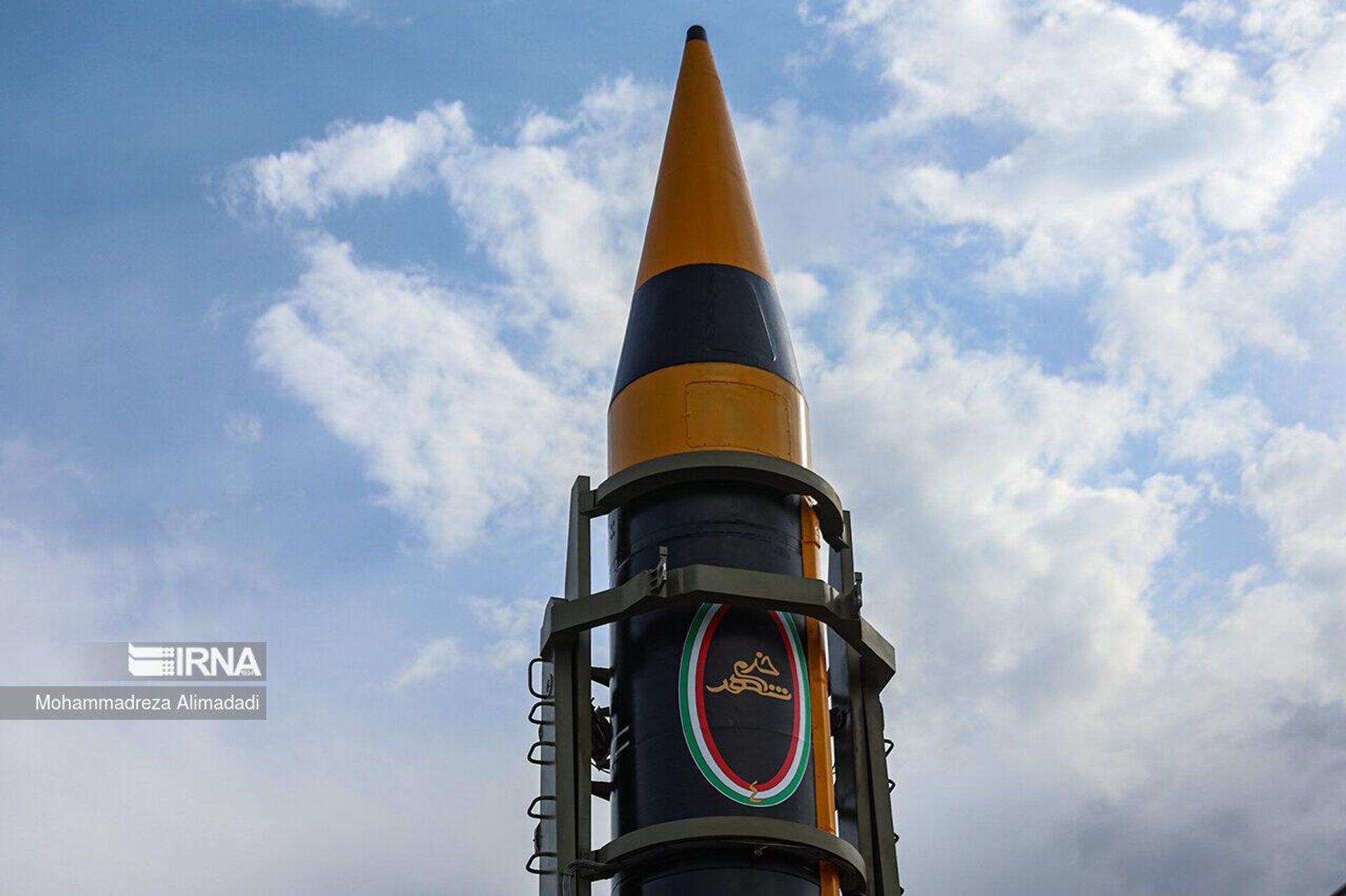 The Khoramshahr-4 or Kheibar missile, a medium-range ballistic missile (MRBM) unveiled by Iran on May 25, 2023 - Sputnik International, 1920, 25.05.2023