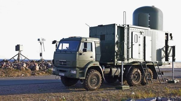 The RLK-MTs Valdai, a special-purpose Russian radar system designed specifically to detect, suppress and neutralize small drones with extremely low radar cross sections.  - Sputnik International