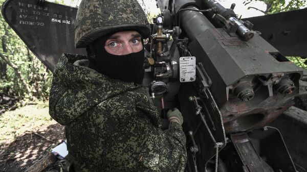 A  Russian serviceman taking part in Moscow's special military operation in Ukraine. File photo - Sputnik International