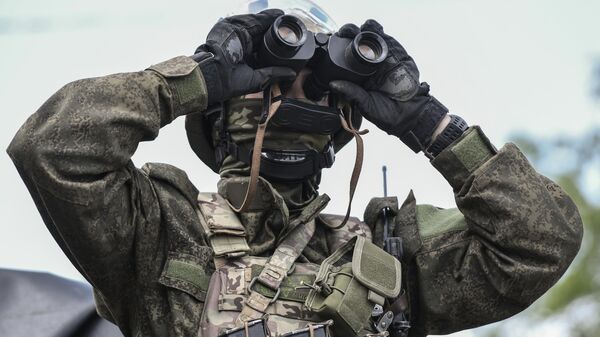 A Russian serviceman taking part in Moscow's special military operation in Ukraine. File photo - Sputnik International