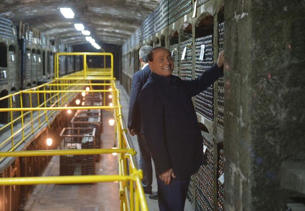 Berlusconi&#x27;s latter years were marred by convictions for tax fraud and for an alleged liaison with an underaged prostitute.Above: Silvio Berlusconi visits Massandra Winery in Crimea - with largest collection of wines in the world. - Sputnik International