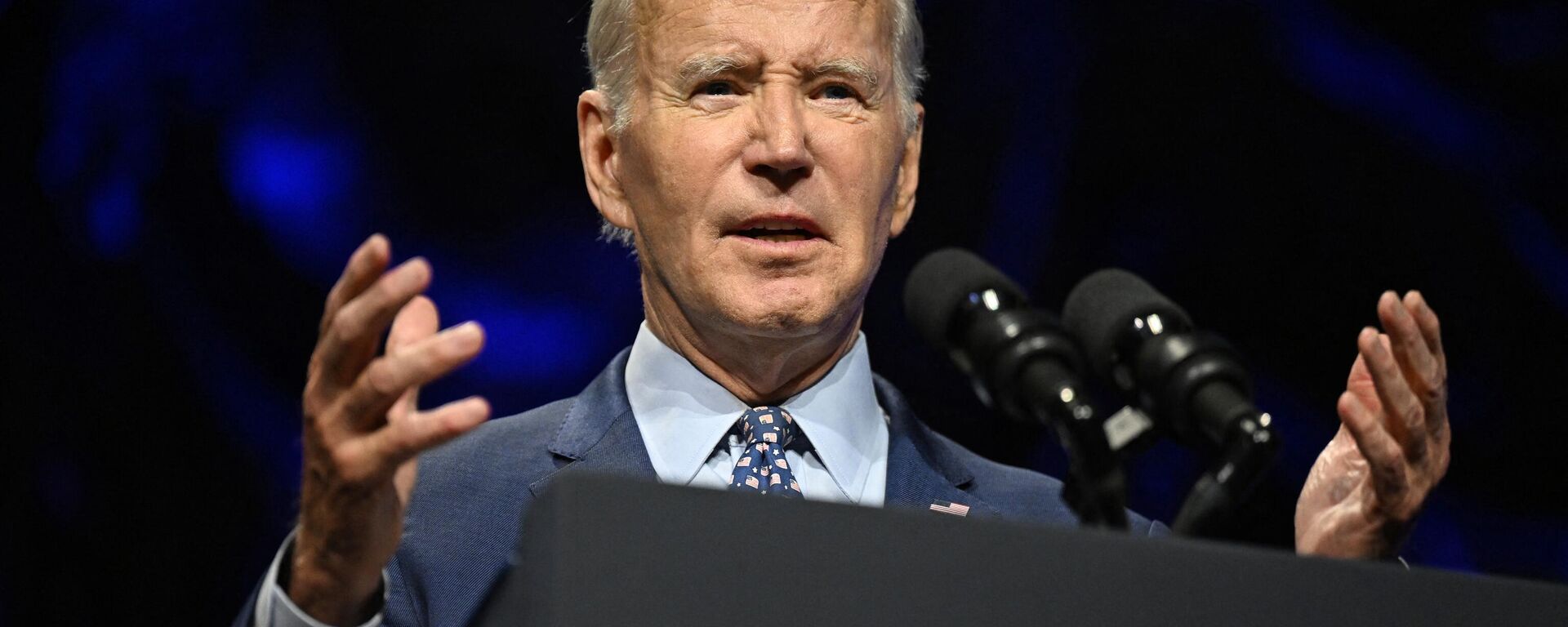 US President Joe Biden speaks during the League of Conservation Voters Annual Capital Dinner, at The Anthem in Washington, DC, on June 14, 2023.  - Sputnik International, 1920, 29.06.2023