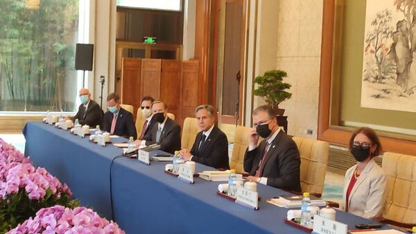 US Secretary of State Antony Blinken meets Chinese Foreign Minister Qin Gang in Beijing - Sputnik International