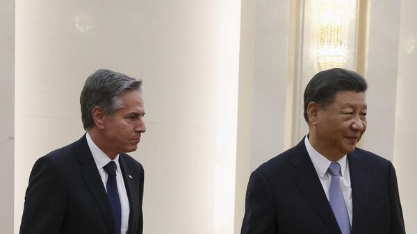US Secretary of State Antony Blinken meets with Chinese President Xi Jinping - Sputnik International