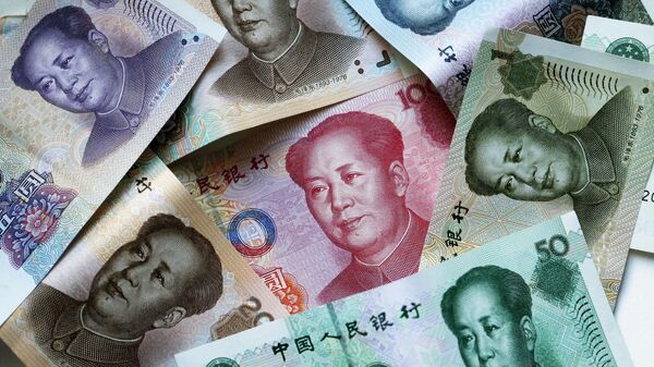 Chinese yuan banknotes. - Sputnik International