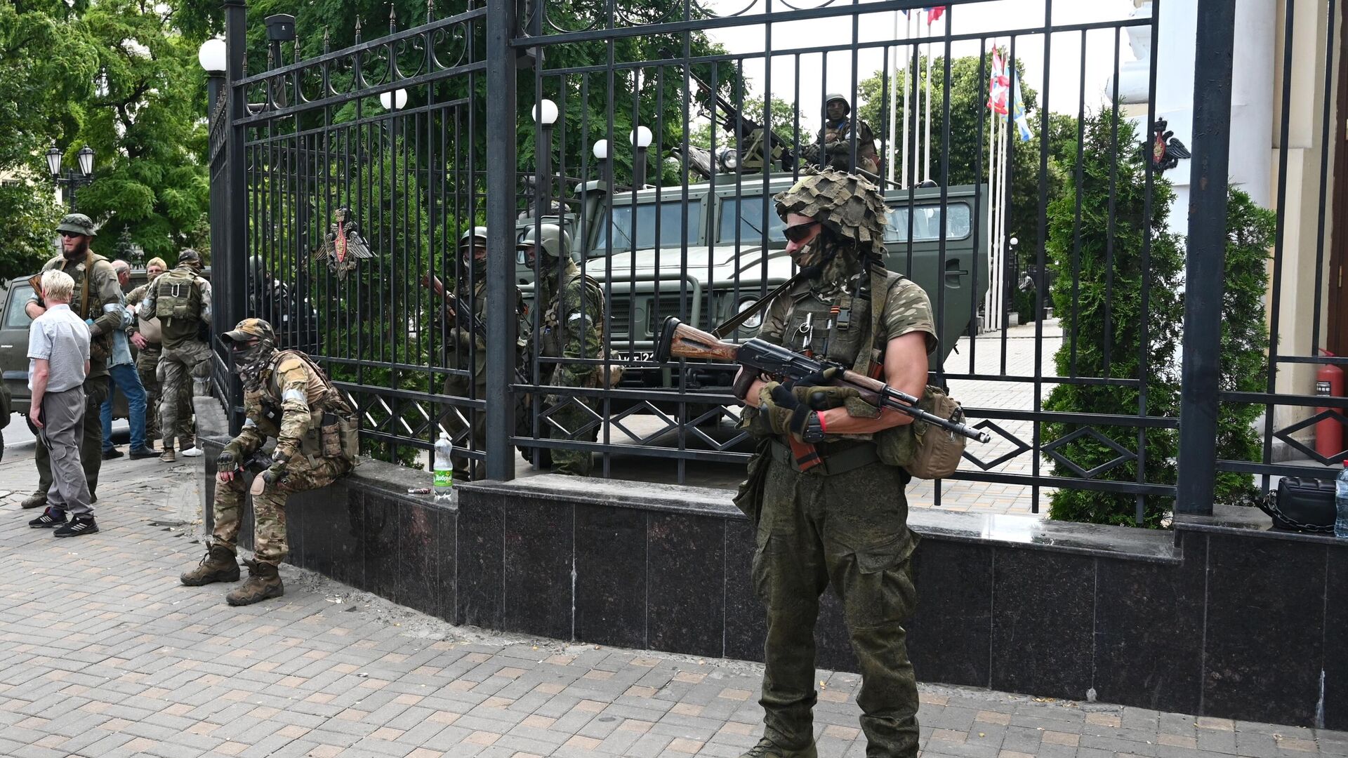 Situation in Rostov-on-Don Saturday amid PMC Wagner's attempted rebellion against the Russian Defense Ministry. - Sputnik International, 1920, 29.06.2023