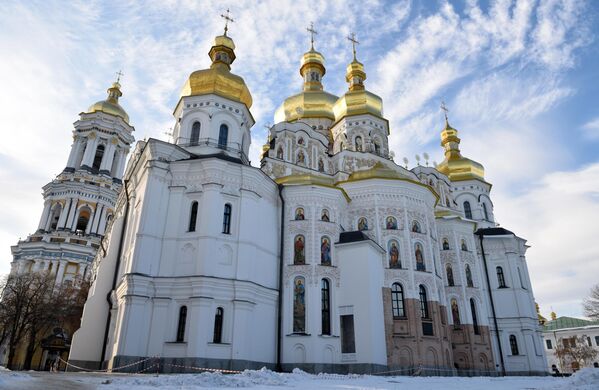 Following the escalation of the Ukrainian conflict in February 2022, the regime in Kiev intensified its ongoing crackdown against the Ukrainian Orthodox Church.Above: Cathedral of the Dormition at Kiev-Pechersk Lavra. - Sputnik International
