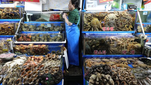 Noryangjin Fisheries Wholesale Market in Seoul, South Korea. - Sputnik International