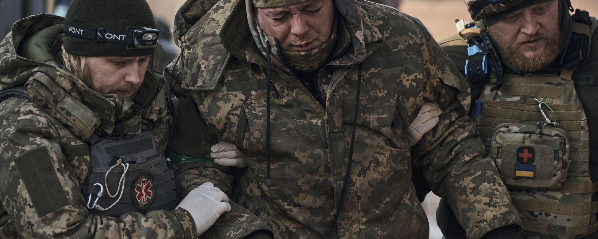  A wounded Ukrainian soldier. File photo - Sputnik International, 1920, 10.08.2023