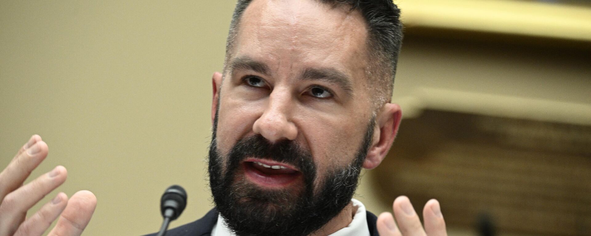 Joe Ziegler, Internal Revenue Service (IRS) whistleblower X, testifies before the House Committee on Oversight and Accountability during a hearing regarding the criminal investigation into the Bidens, on Capitol Hill in Washington, DC, on July 19, 2023. - Sputnik International, 1920, 21.07.2023