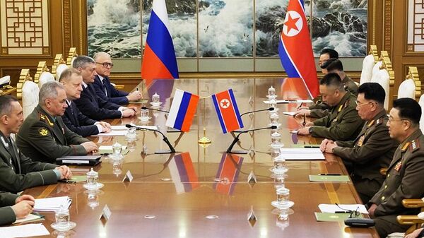 Visit of Russian Defense Minister Sergei Shoigu to North Korea - Sputnik International