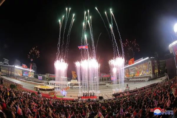 A magnificent show of a military parade in Pyongyang. - Sputnik International