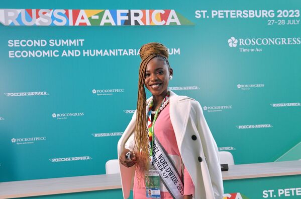 Russia-Africa Summit 2023  Forum participant at the Expoforum Convention and Exhibition Centre. - Sputnik International