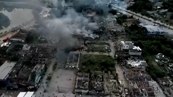 Firework warehouse explosion in Thailand - Sputnik International