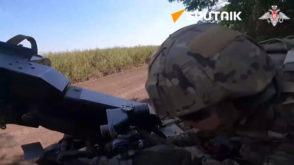 Airborne infantry wipes out enemy in Kherson, Zaporozhye Regions - Sputnik International