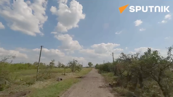 The village of Rabotino destroyed by the Ukrainian Forces - Sputnik International