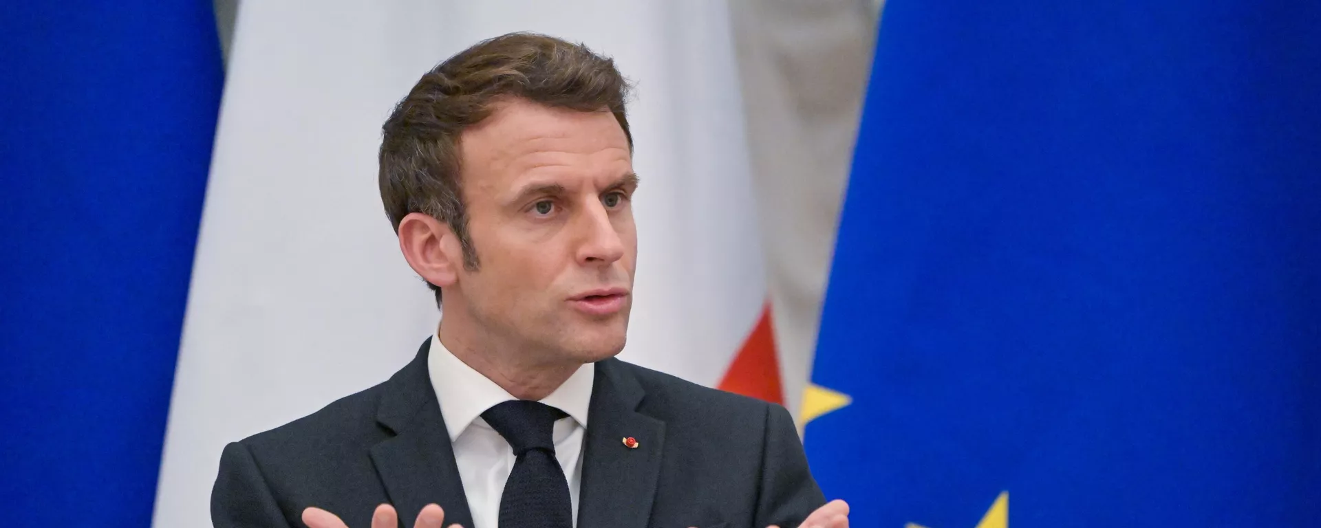 French President Emmanuel Macron - Sputnik International, 1920, 03.10.2023