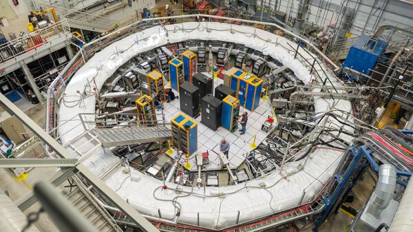 The announcement on Aug. 10, 2023, is the second result from the experiment at Fermilab, which is twice as precise than the first result announced on April 7, 2021. - Sputnik International