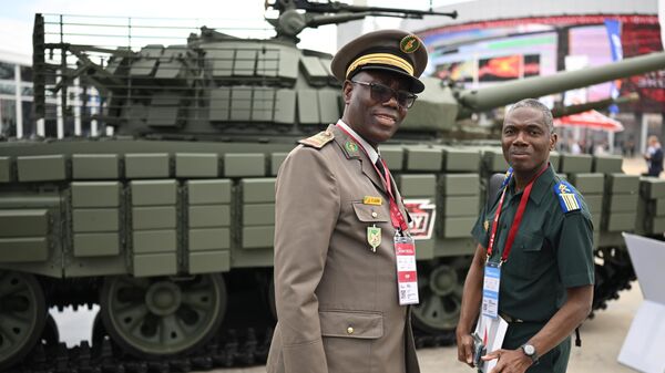 Congo Army Servicemen at the International Military-Technical Forum Army-2023 at the Patriot Exhibition and Convention Center in Kubinka, Moscow Region, Russia - Sputnik International