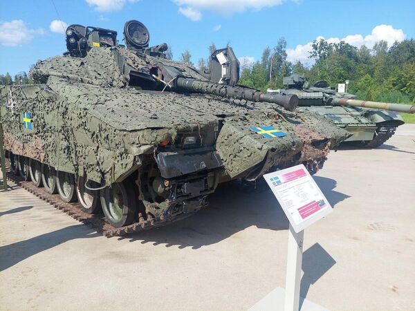 Swedish CV90-40 combat vehicle  - Sputnik International