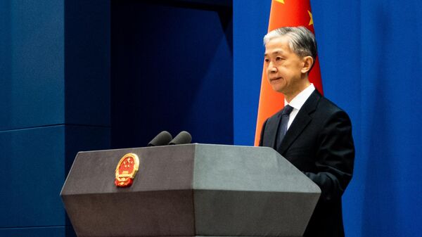 Chinese Foreign Ministry Spokesman Wang Wenbin  - Sputnik International