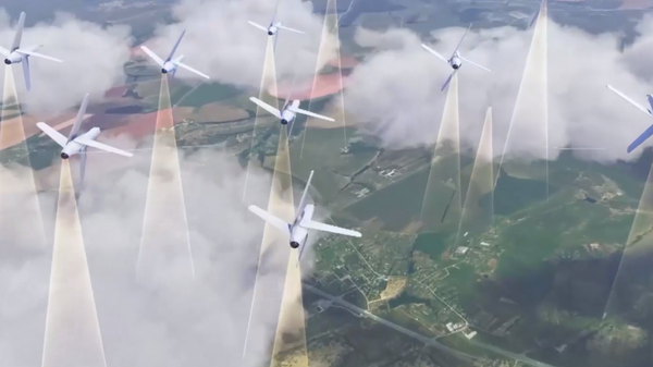 Izdeliye-53 (Z-53) drone. Screengrab of Aeroscan promotional video. - Sputnik International