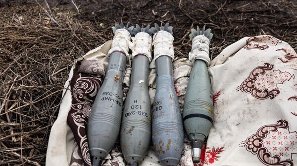 Ukraine's 120mm shells. File photo - Sputnik International