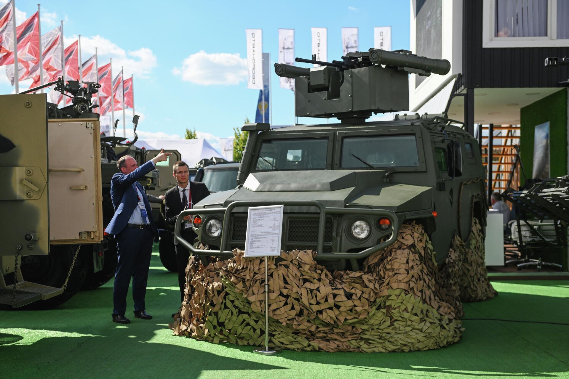 Russia's upgraded version of the Tigr-M armored vehicle on display at Army-2023. File photo - Sputnik International, 1920, 20.08.2023