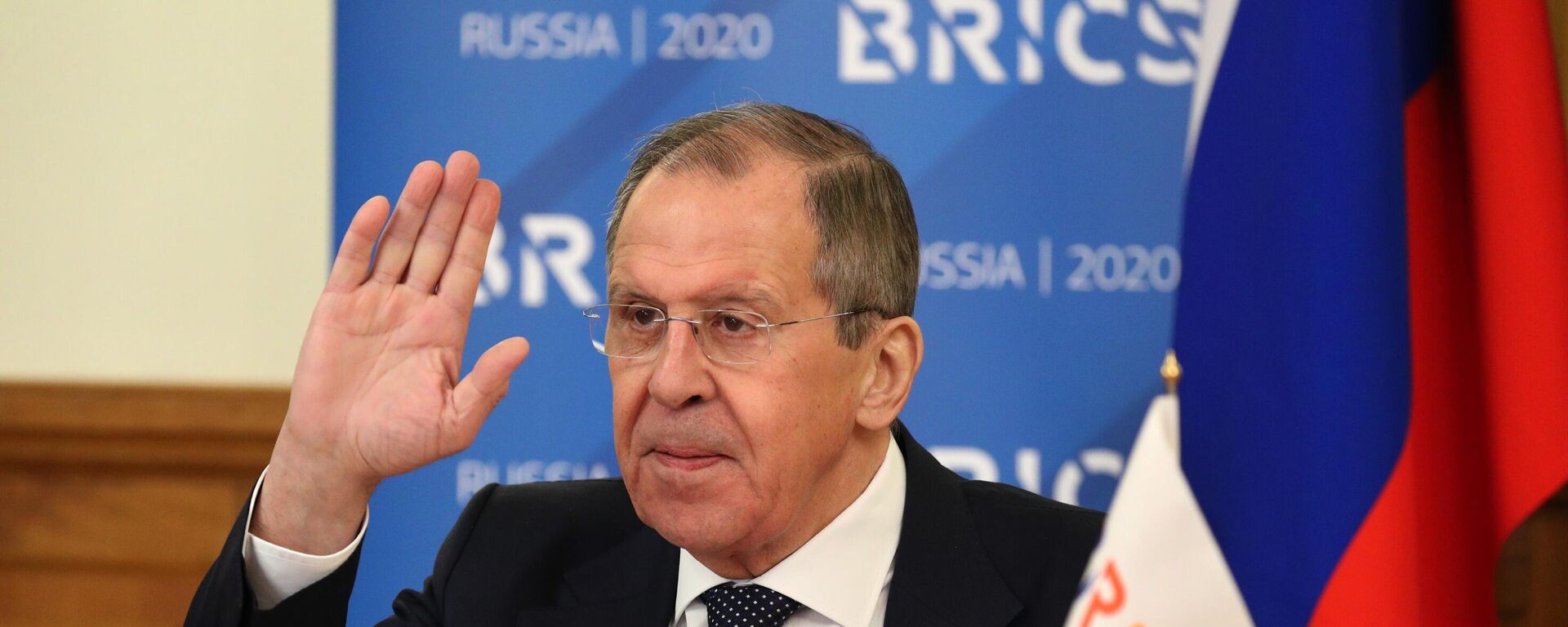  Russian Foreign Minister Sergey Lavrov takes part in an online BRICS meeting. File photo - Sputnik International, 1920, 31.08.2023