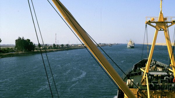 Arab Republic of Egypt. The Suez Canal connects Red Sea and Mediterranean Sea - Sputnik International