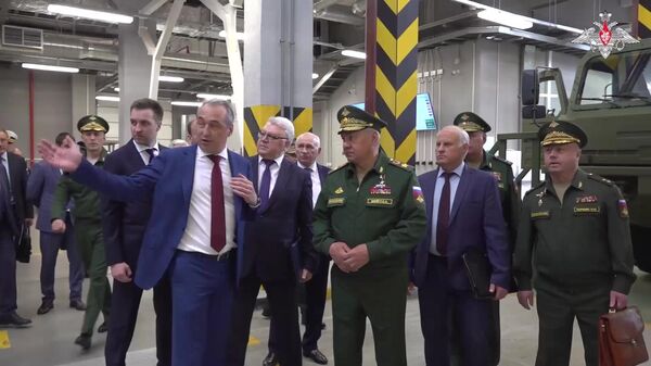 Footage of Shoigu's trip to defense enterprises in the Tula Region - Sputnik International