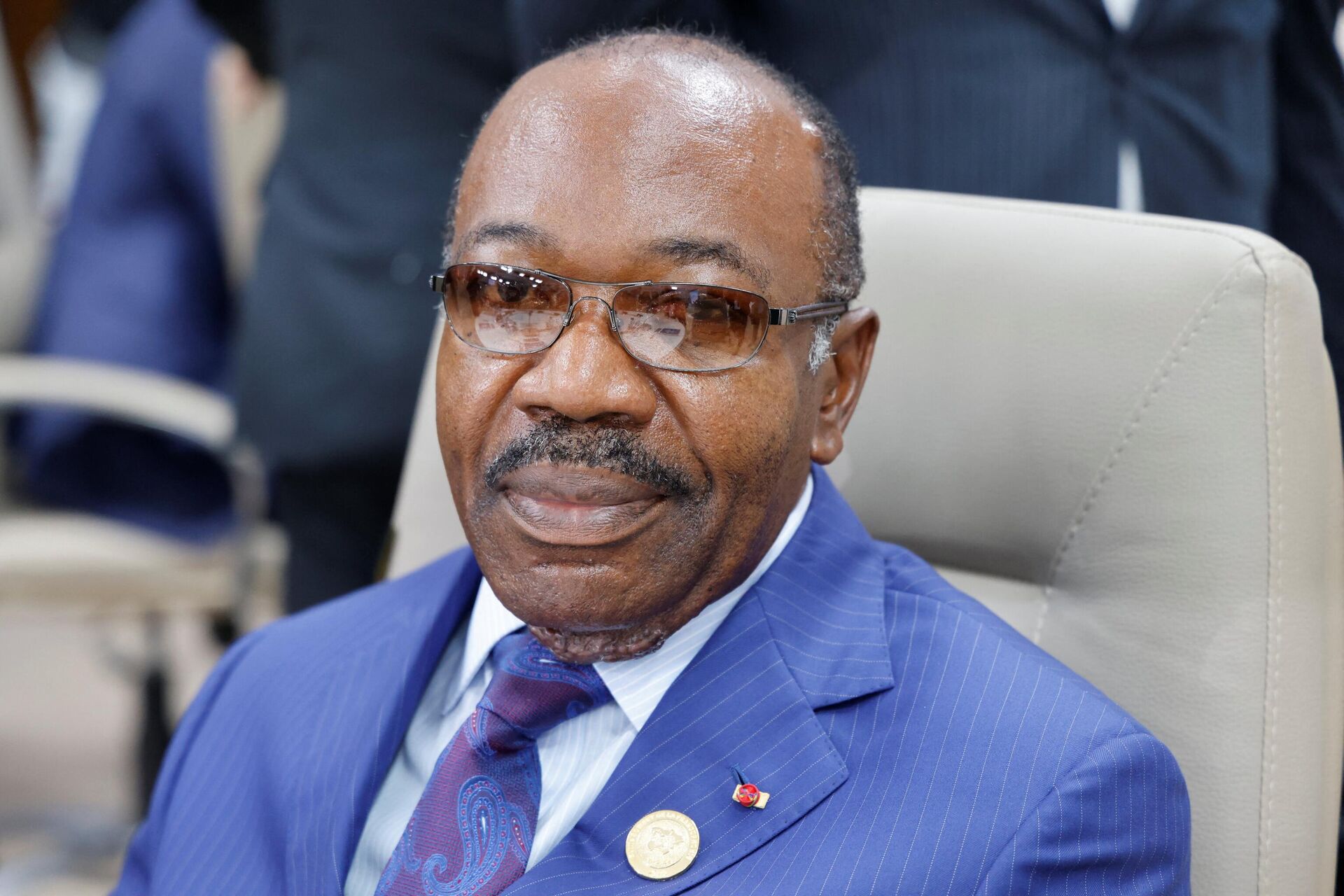 Gabon's President Ali Bongo attends the first working session of the 18th Francophone countries Summit in Djerba on November 19, 2022 - Sputnik International, 1920, 31.08.2023