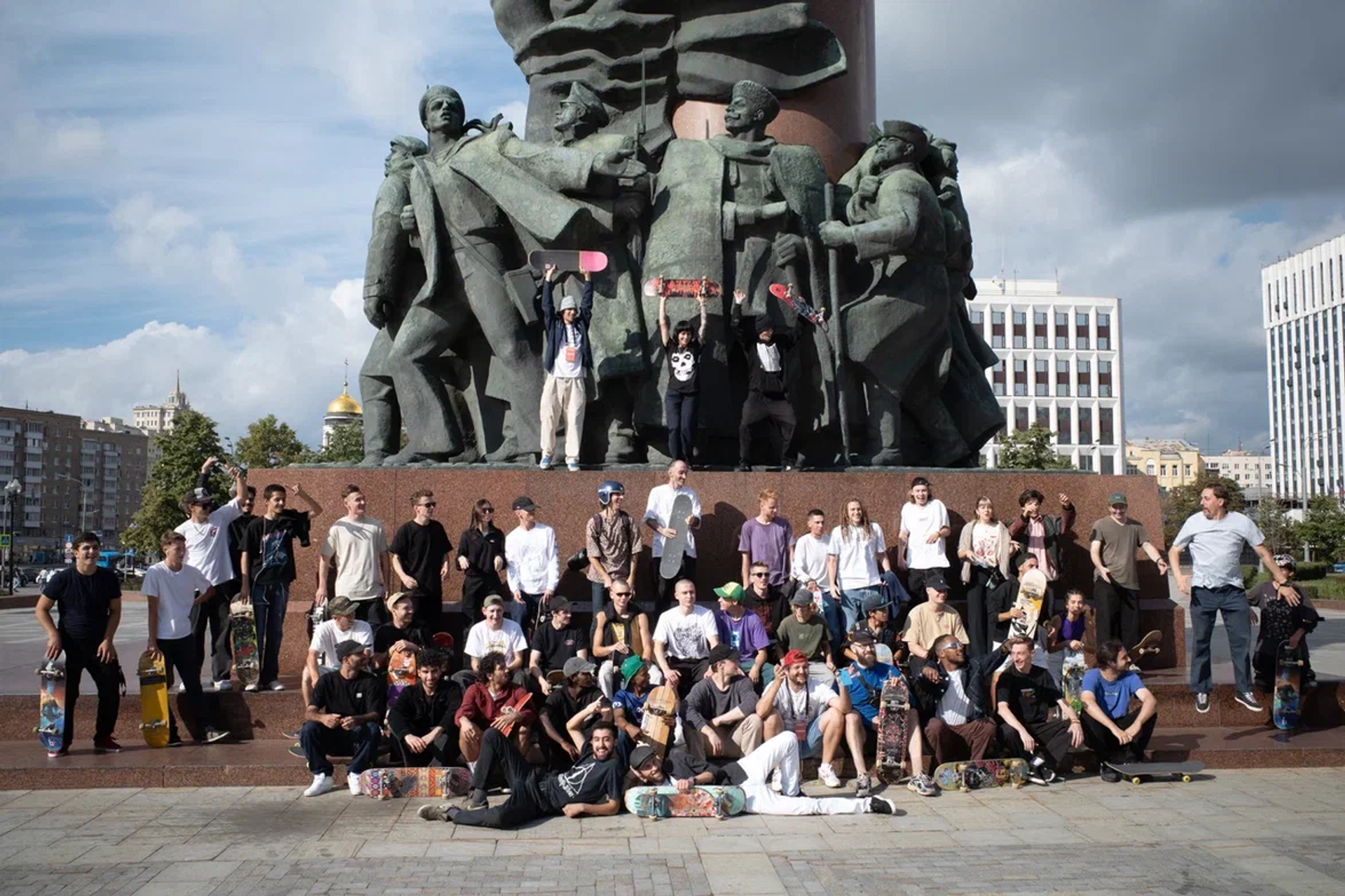 Participants of Grand Skate Tour 2023 festival at Gorky Park, Moscow, Russia - Sputnik International, 1920, 01.09.2023