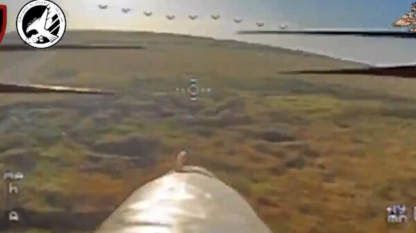  Russian FPV attack drone eliminate Ukrainian troops - Sputnik International