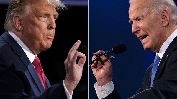 This combination of pictures shows US President Joe Biden (L) and Former US President Donald Trump. - Sputnik International