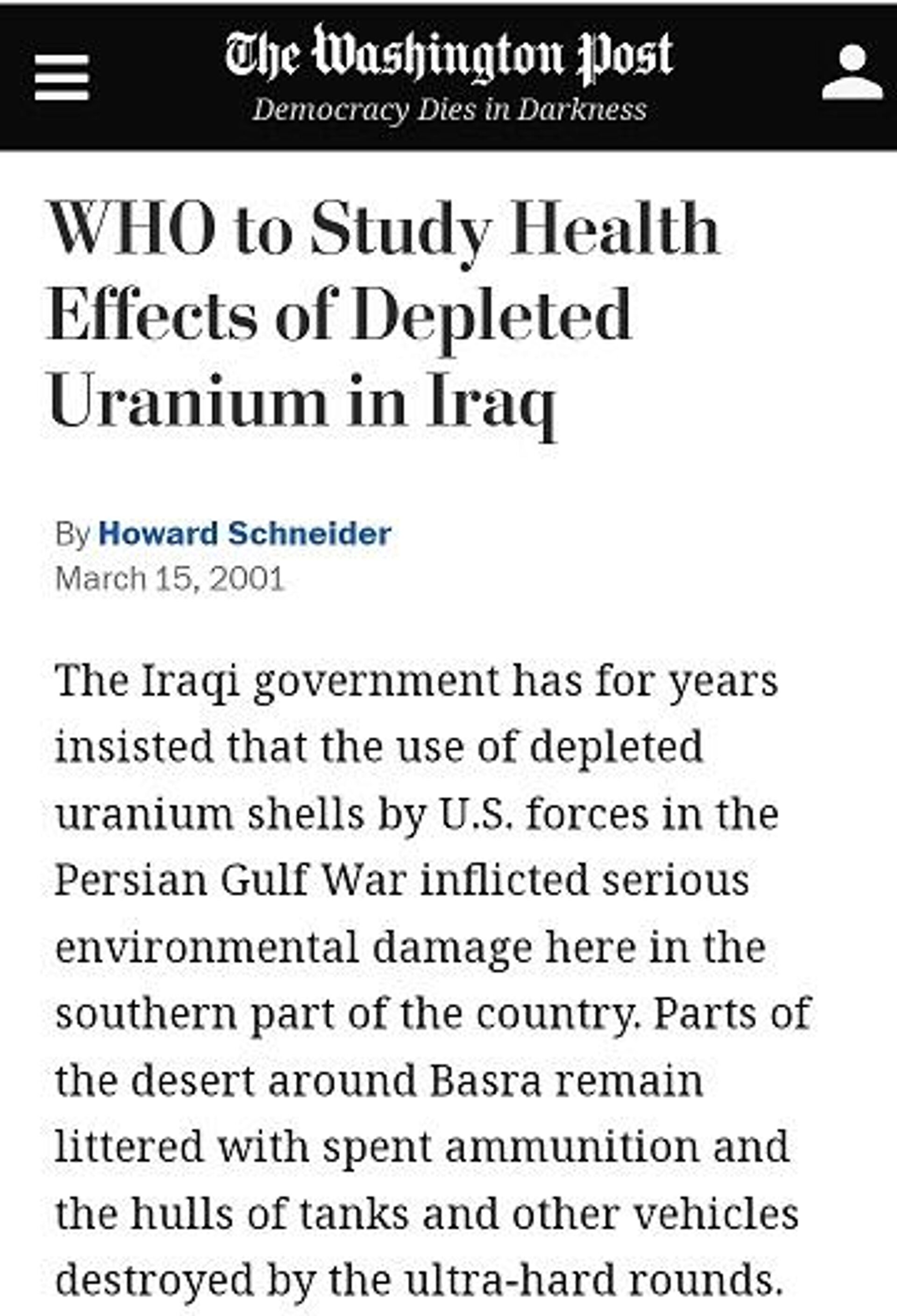 WaPo article on the effects of depleted uranium shells - Sputnik International, 1920, 07.09.2023