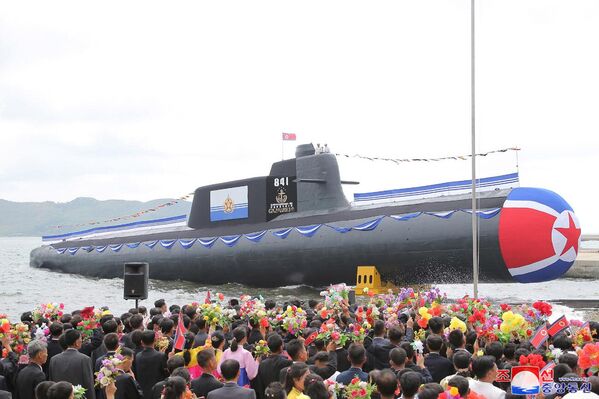 North Korea has launched a new &quot;tactical nuclear attack submarine,&quot; capable of launching an underwater nuclear attack to strengthen Pyongyang&#x27;s nuclear deterrence. - Sputnik International