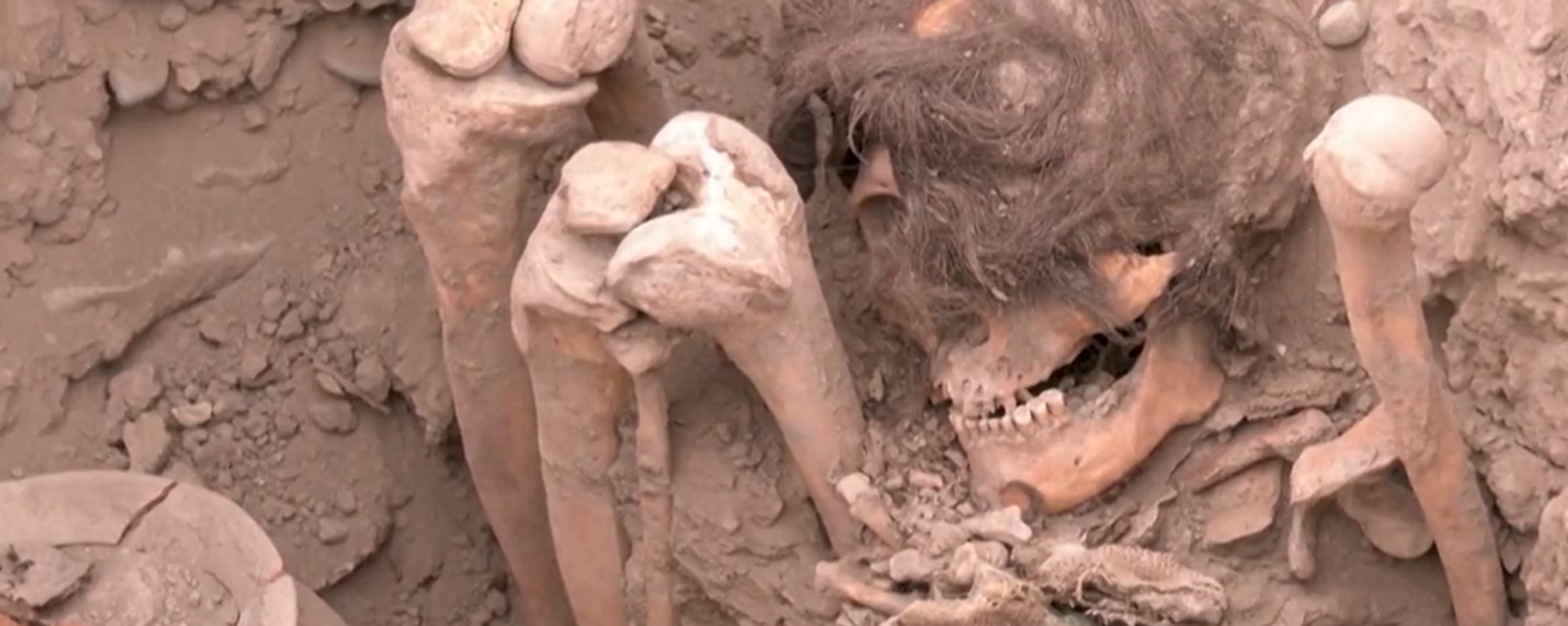 Mummy discovered in Peru's capital of Lima.  - Sputnik International, 1920, 08.09.2023