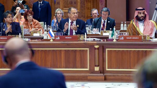 Russian Foreign Minister Sergei Lavrov representing Russia at the G20 Summit in New Delhi, India, September 9, 2023. - Sputnik International