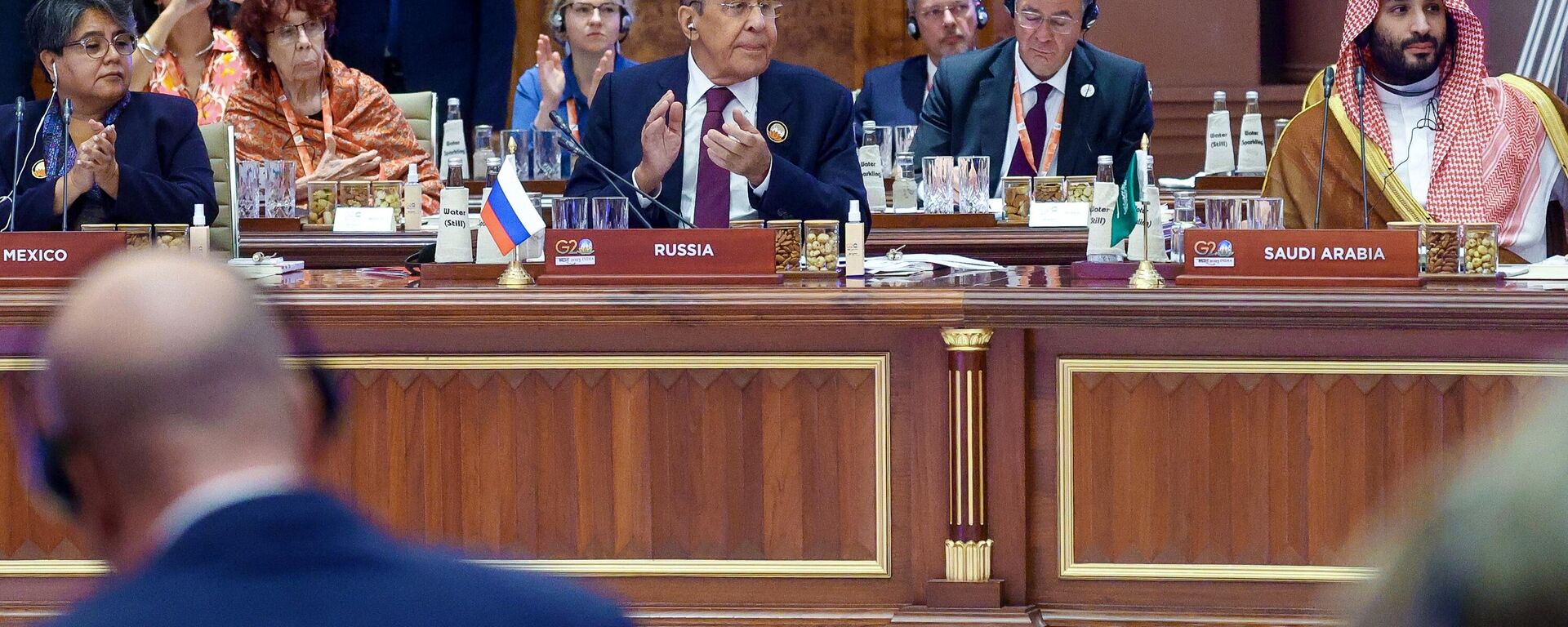 Russian Foreign Minister Sergei Lavrov representing Russia at the G20 Summit in New Delhi, India, September 9, 2023. - Sputnik International, 1920, 09.09.2023