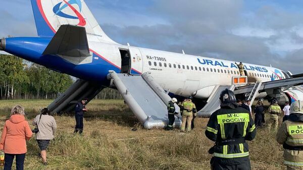 A passenger plane made an emergency landing in the Novosibirsk region  - Sputnik International