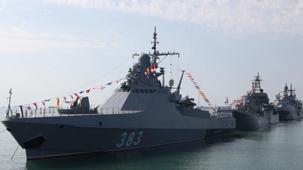 Black Sea Fleet patrol ship Sergei Kotov  - Sputnik International