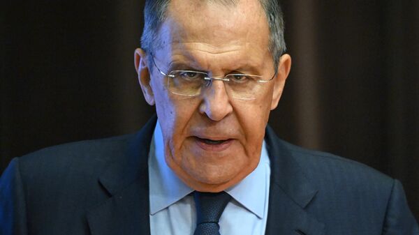 Russian Foreign Minister Sergey Lavrov attends a meeting with students and teachers of the Moscow State Institute of International Relations (MGIMO University) on the first day of the new academic year in Moscow, Russia. - Sputnik International